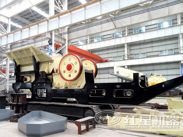 時(shí)產(chǎn)200噸移動破碎站