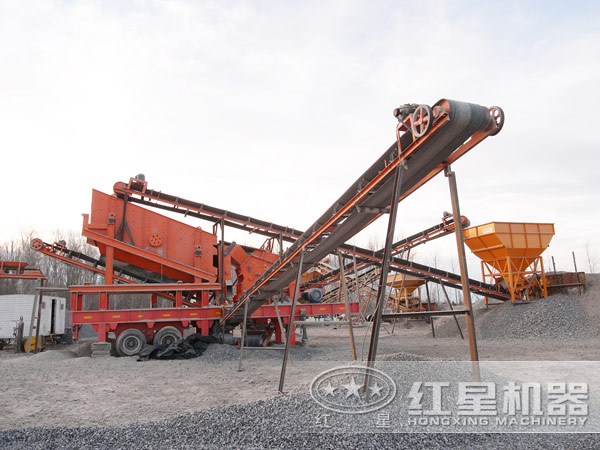 反擊式破碎機(jī)生產(chǎn)現(xiàn)場圖2