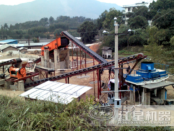 砂石生產(chǎn)現(xiàn)場圖