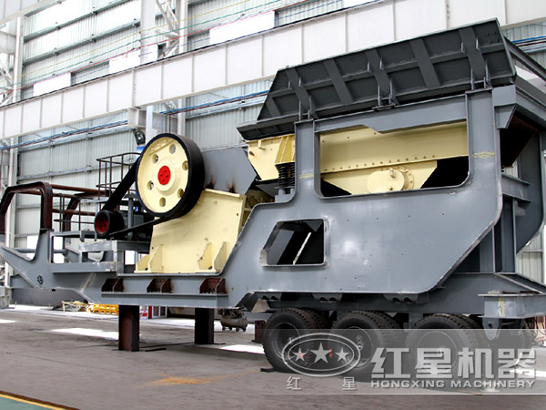 石英石移動(dòng)破碎站