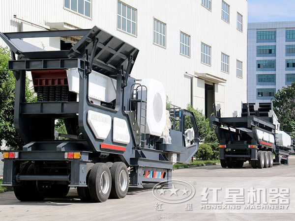 礦渣移動破碎機應(yīng)用