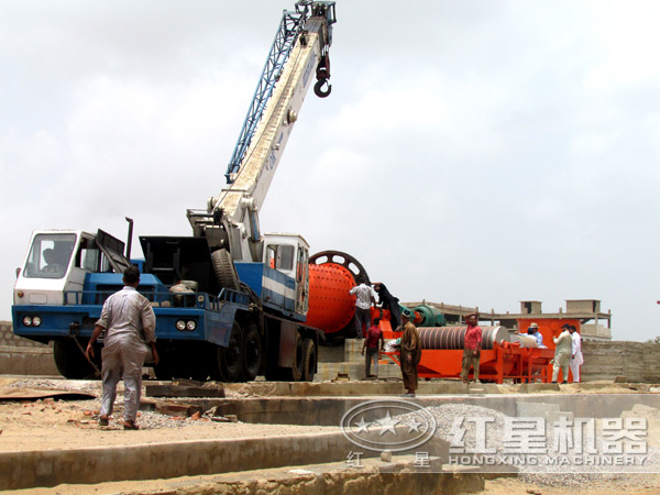 小型球磨機安裝