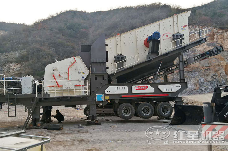 山東日產(chǎn)3000噸大型石子破碎機現(xiàn)場