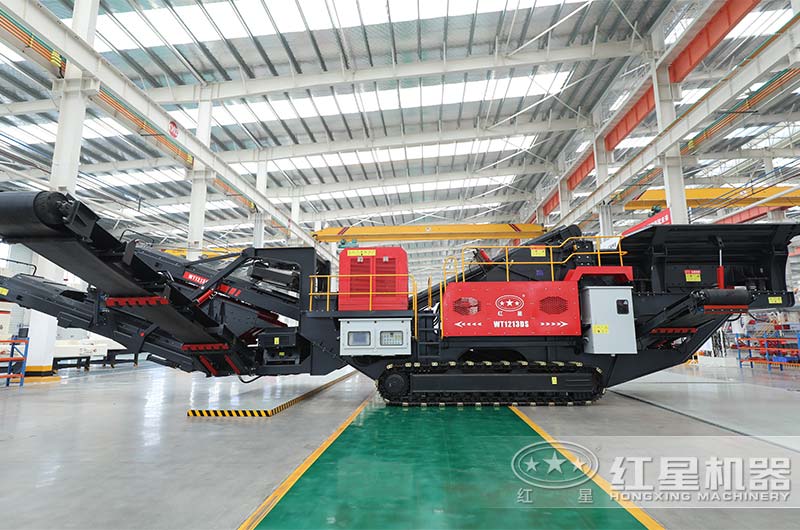 履帶式花崗巖移動破碎機(jī)