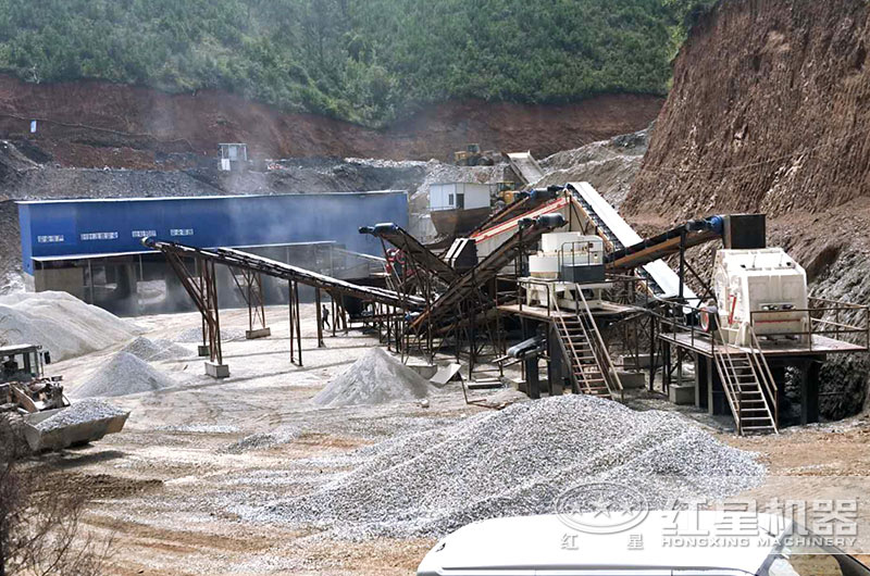 反擊制砂機(jī)搭配專業(yè)制砂機(jī)作業(yè)現(xiàn)場 反擊制砂機(jī)搭配專業(yè)制砂機(jī)作業(yè)現(xiàn)場