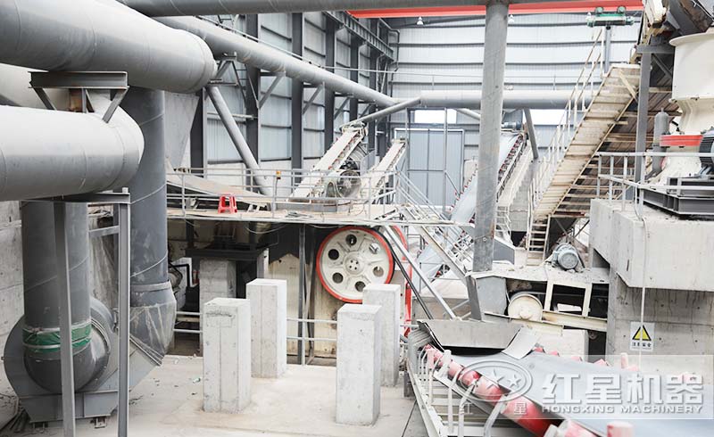 鄂破+圓錐破，江蘇客戶全封閉環(huán)保廠房