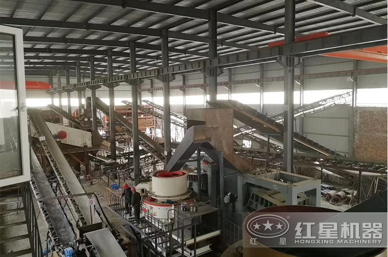 鵝卵石制砂加工客戶現(xiàn)場 鵝卵石制砂加工客戶現(xiàn)場