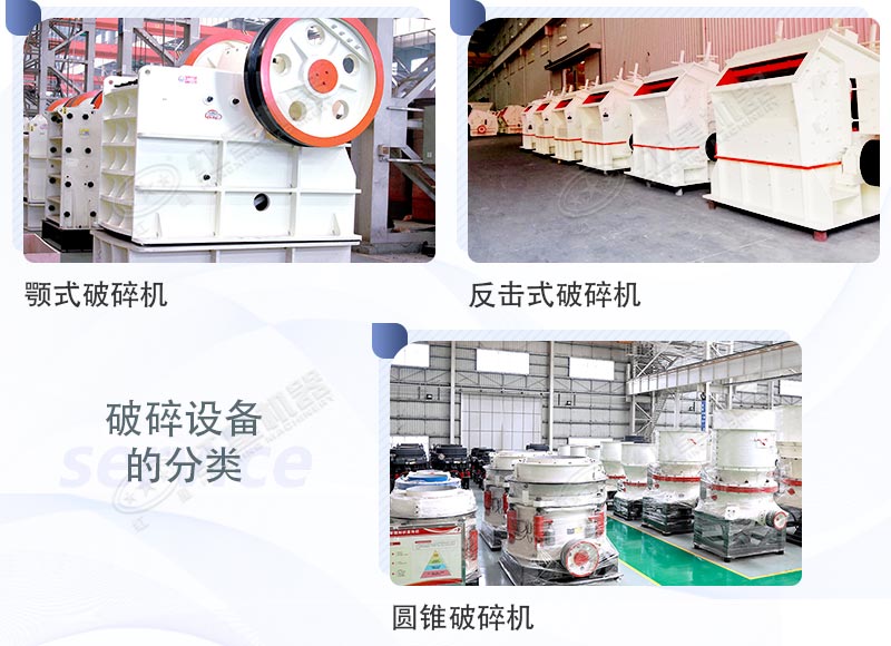 破碎設(shè)備的分類(lèi) 破碎設(shè)備的分類(lèi)