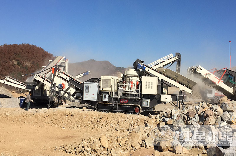新型石料生產線設備作業(yè)現場 新型石料生產線設備作業(yè)現場