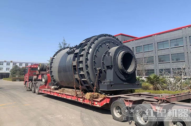 紅星棒磨制砂機裝車發(fā)貨現場