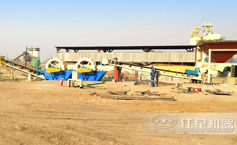 輪斗式洗石機(jī)用戶現(xiàn)場實(shí)拍圖