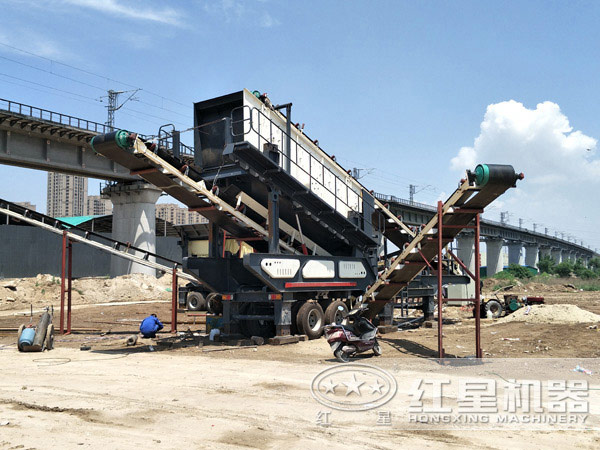 流動磨砂機用戶現(xiàn)場實拍圖