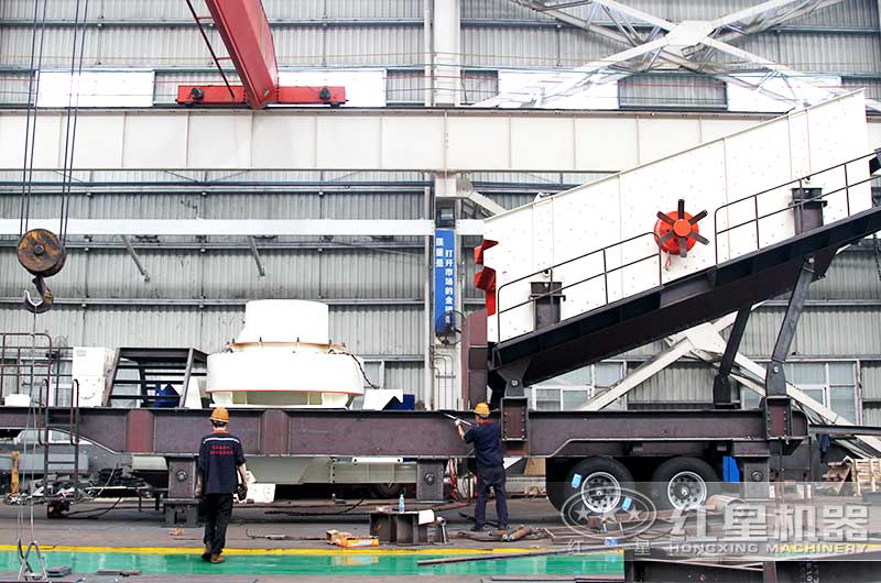 小型移動一體式制砂機