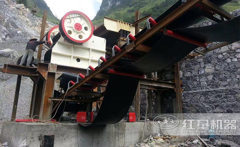 顎式破碎機開始工作了 顎式破碎機開始工作了