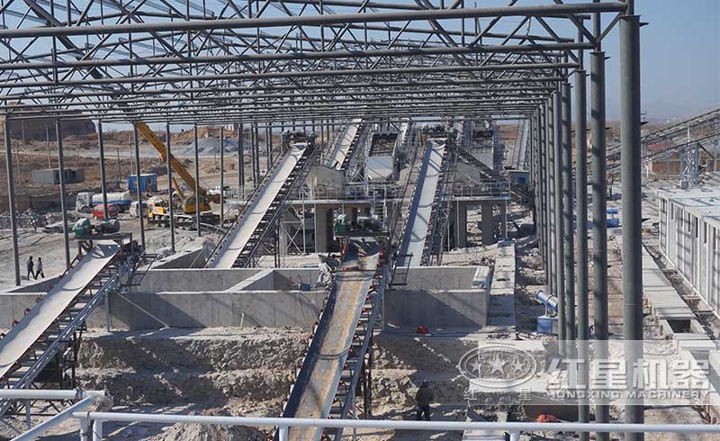 時產(chǎn)200噸石子生產(chǎn)線河北客戶現(xiàn)場 時產(chǎn)200噸石子生產(chǎn)線河北客戶現(xiàn)場