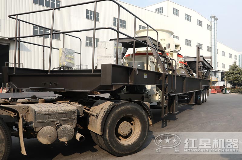 車載式流動打沙機軸距短、轉彎半徑小