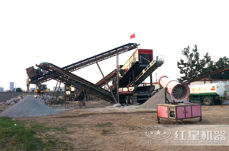 車載式流動(dòng)打石子機(jī)