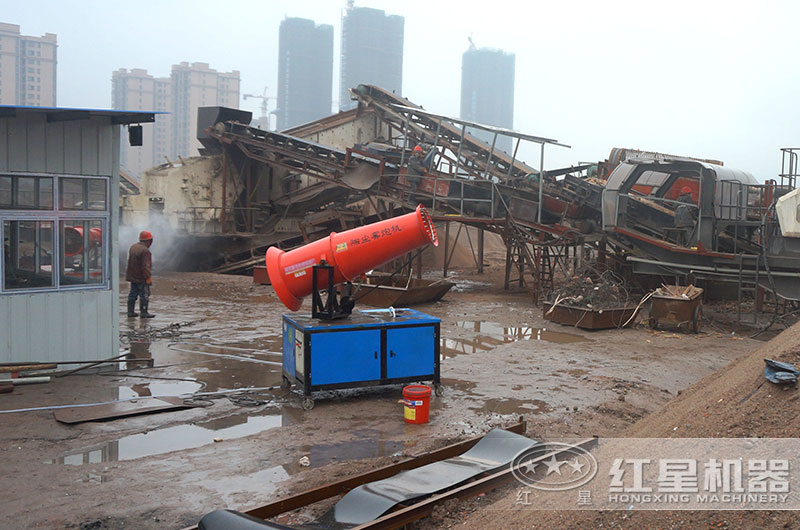 建筑垃圾處理現(xiàn)場