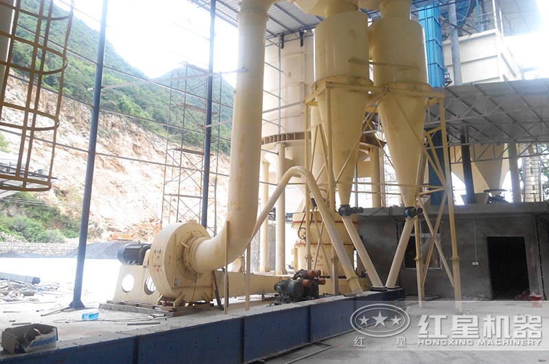 山西客戶磨粉現場