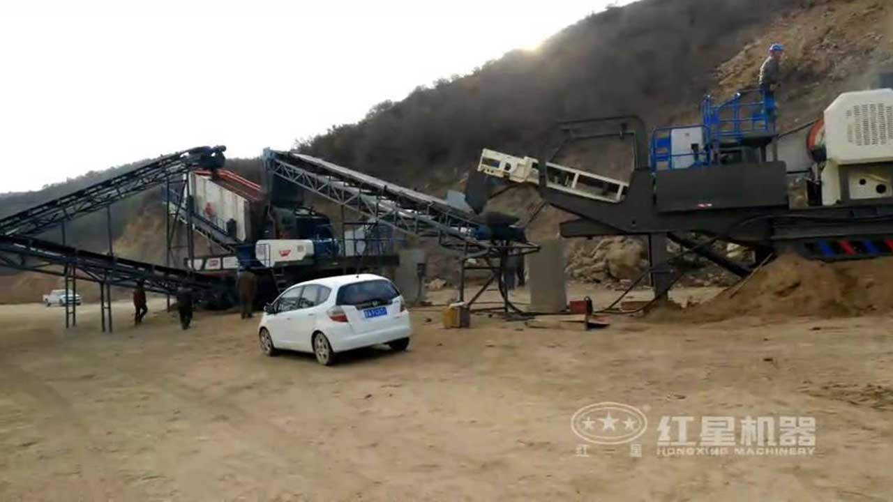 流動石子破碎機(jī)視頻-廣東客戶現(xiàn)場