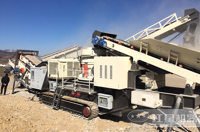 履帶式移動(dòng)粉石子機(jī)