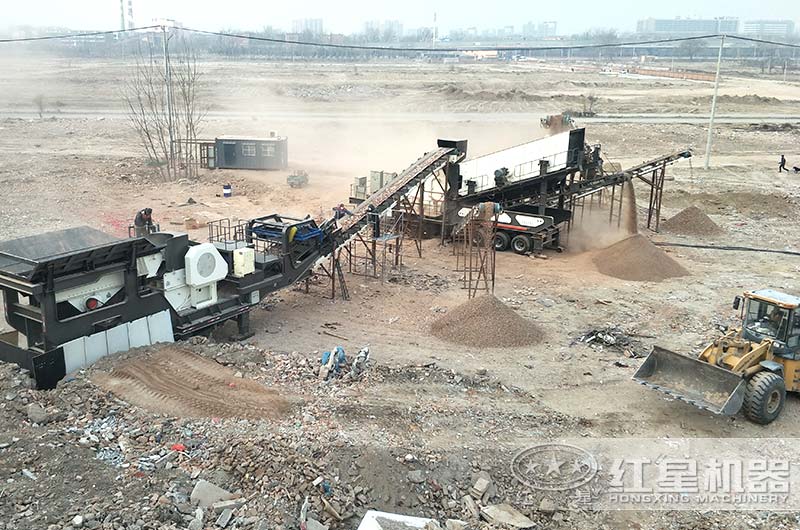 北京客戶建筑垃圾處理現(xiàn)場(chǎng)