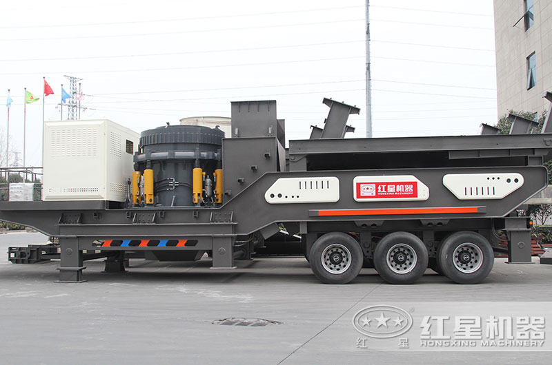 城市建筑垃圾處理設(shè)備-輪胎式移動破碎機(jī)