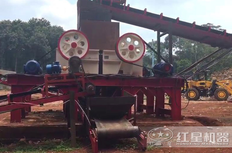 鄂式破碎機助力印尼破碎生產線