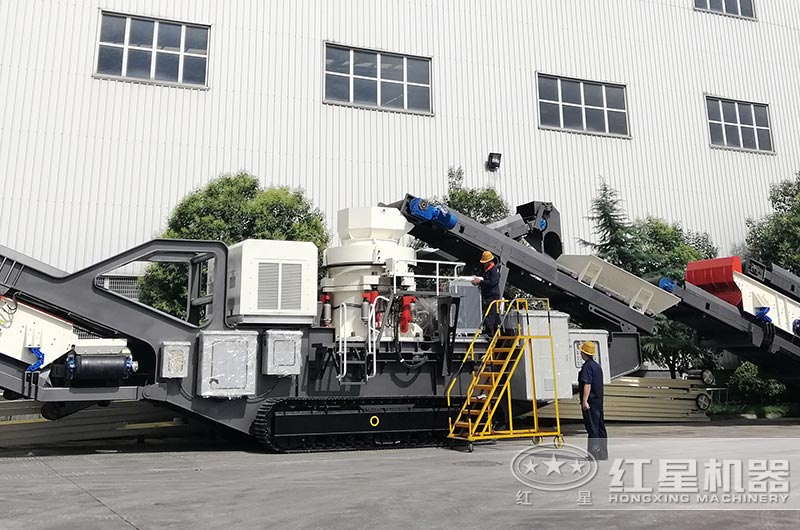 履帶式巖石破碎機設(shè)備圖