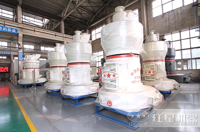 爐渣磨粉機生產(chǎn)車間