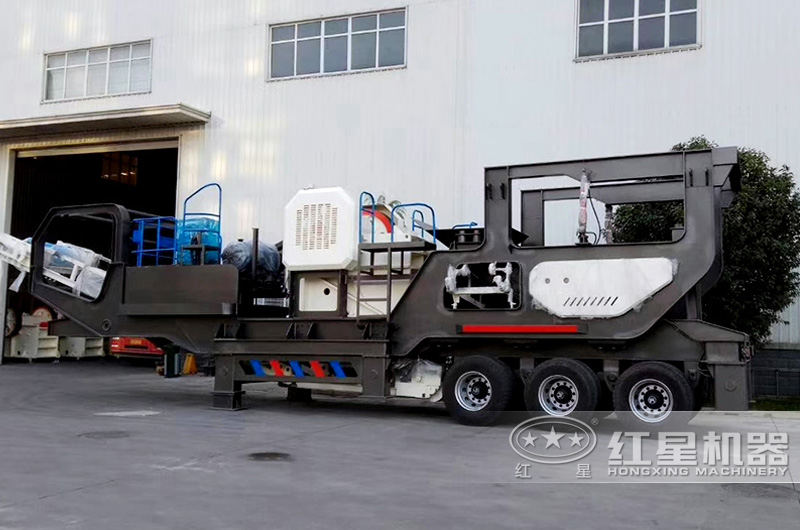 鄂破建筑材料粉碎機(jī)，粗碎+除鐵+給料