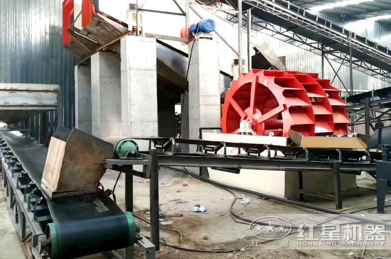 小型洗沙機現(xiàn)場安裝圖片