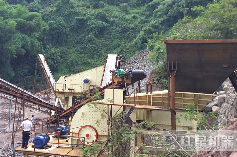 重錘式破碎機大錘頭、雙動力，一機兩用