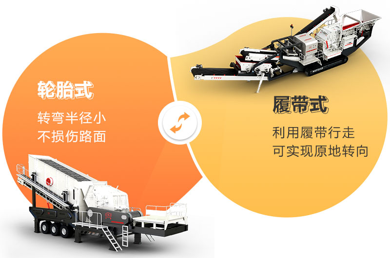 輪胎式移動制砂機(jī)與履帶式移動制砂機(jī) 輪胎式移動制砂機(jī)與履帶式移動制砂機(jī)