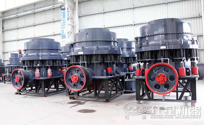 1750圓錐破碎機車間現(xiàn)貨實拍圖