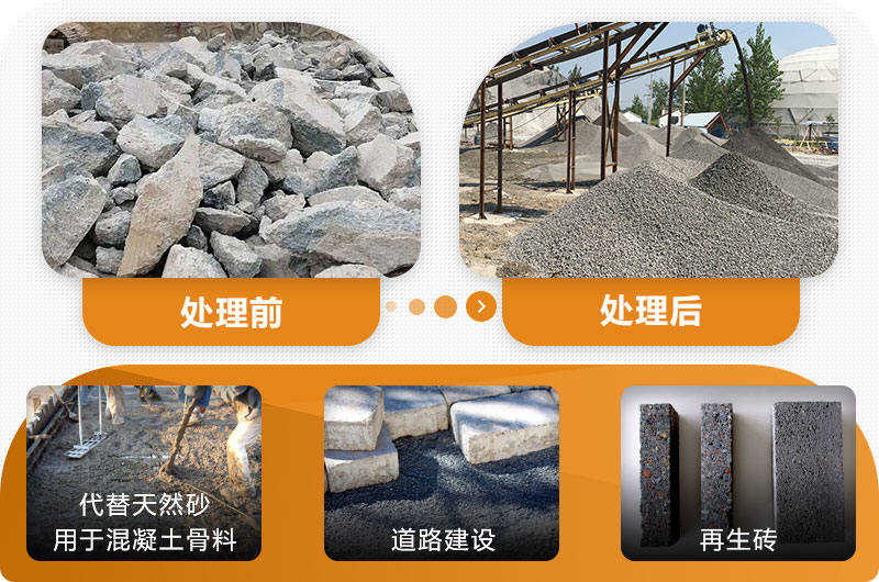 拆除后水泥路面廢料再利用，應(yīng)用范圍廣