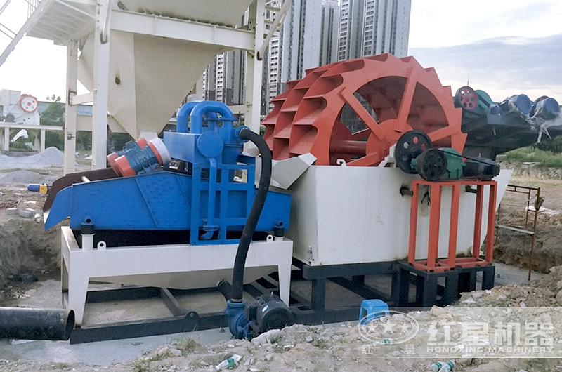 洗沙現(xiàn)場(chǎng)，一睹洗砂機(jī)風(fēng)采