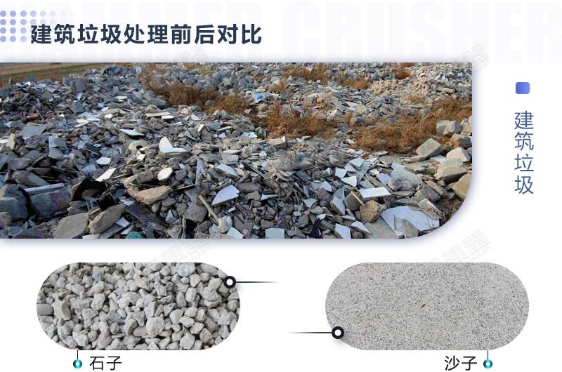 建筑垃圾處理前后對(duì)比 建筑垃圾處理前后對(duì)比